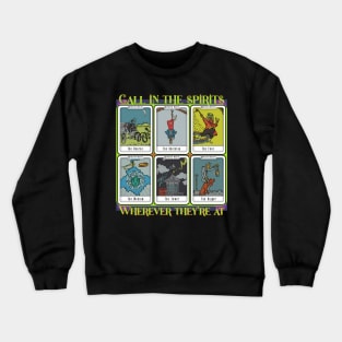 Call in the Spirits by Topher Adam Crewneck Sweatshirt